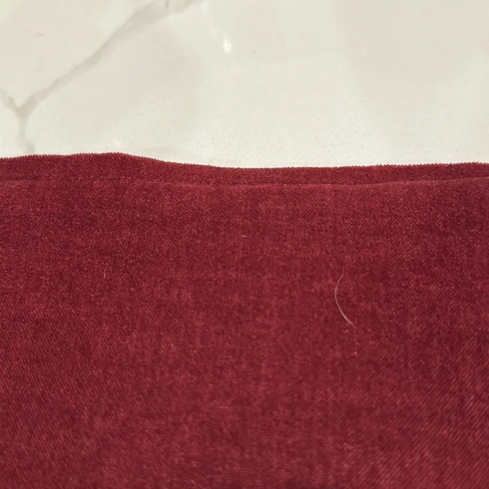 Ikea Sanela velvet Pillow Case dark mauve 16x26” quantity 2